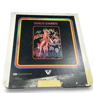 Angel of‎ Heat CED SelectaVision RCA VideoDisc Marilyn Chambers 1982 Vintage
